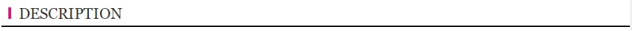 descripition