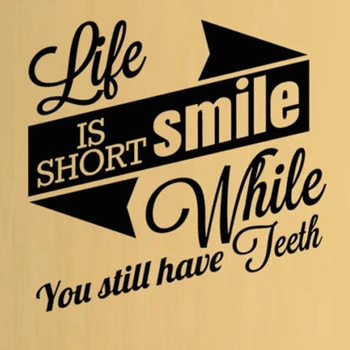 

Dental Clinic Dentistry Wall Decal Bathroom Poster Vinyl Wall Decals Decor Mural Toothpaste Tooth Brushing Teeth Sticker
