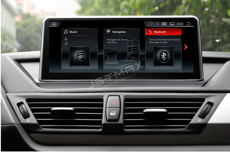 Excellent JSTMAX 10.25" PX6  Android 9.0 Car GPS 4+32G ROM for BMW X1 E84 2009 2010 2012 2013 2014 2015 With Wifi dvd multimedia player 1