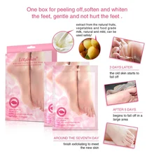 Горячая анти-сушка отбеливающая маска для ног отшелушивающая пленка для ног увлажняющая удаляет омертвевшую кожу смягчающий кожу