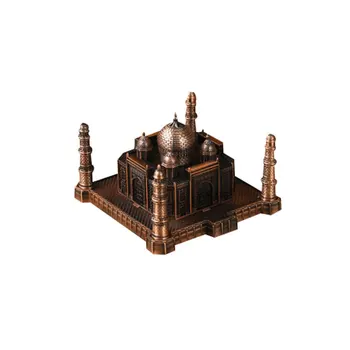 

India Taj Mahal Architectural Model Decor Figurines Modern Simple Metal Craft Ornament Living Room Cabinet Furnishing Home Decor