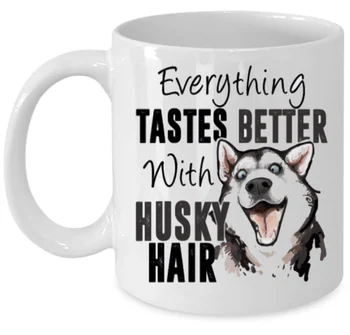 

Husky Dog Coffee Mug 11 Ounce Gift Travel Tea Cup