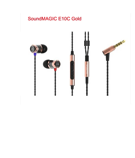 Новинка soundmagic E10C провода пульт дистанционного управления в ухо наушники С микрофоном совместимы для мобильного телефона