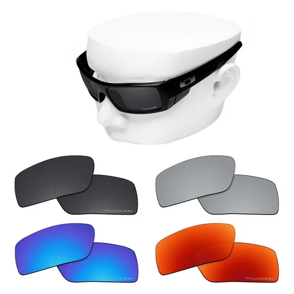 OOWLIT Анти-Царапины Сменные линзы для-солнцезащитные очки Oakley Gascan травления поляризованных солнцезащитных очков - Цвет линз: 4 pairs