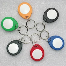 No.6 брелок M1 карты записываемых брелоков карточка для связки ключей микросхемой чипом микропроцессорные карты с пряжкой