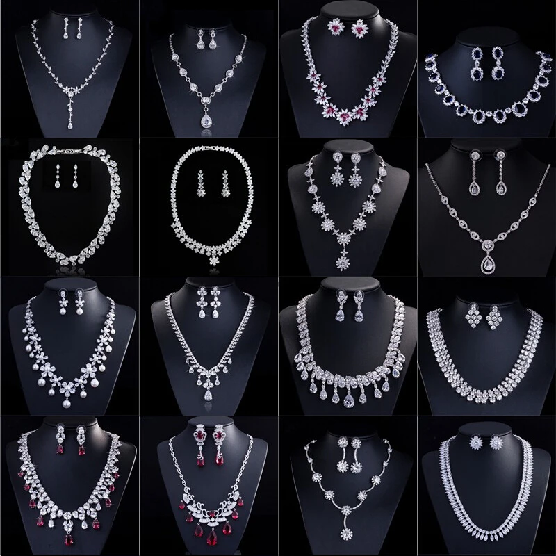 Factory Direct 18 Karat Aaa Zirkon Cz Diamant Schmuck Set Grosshandel Diamond Jewelry Set Jewelry Setswholesale Jewelry Set Aliexpress
