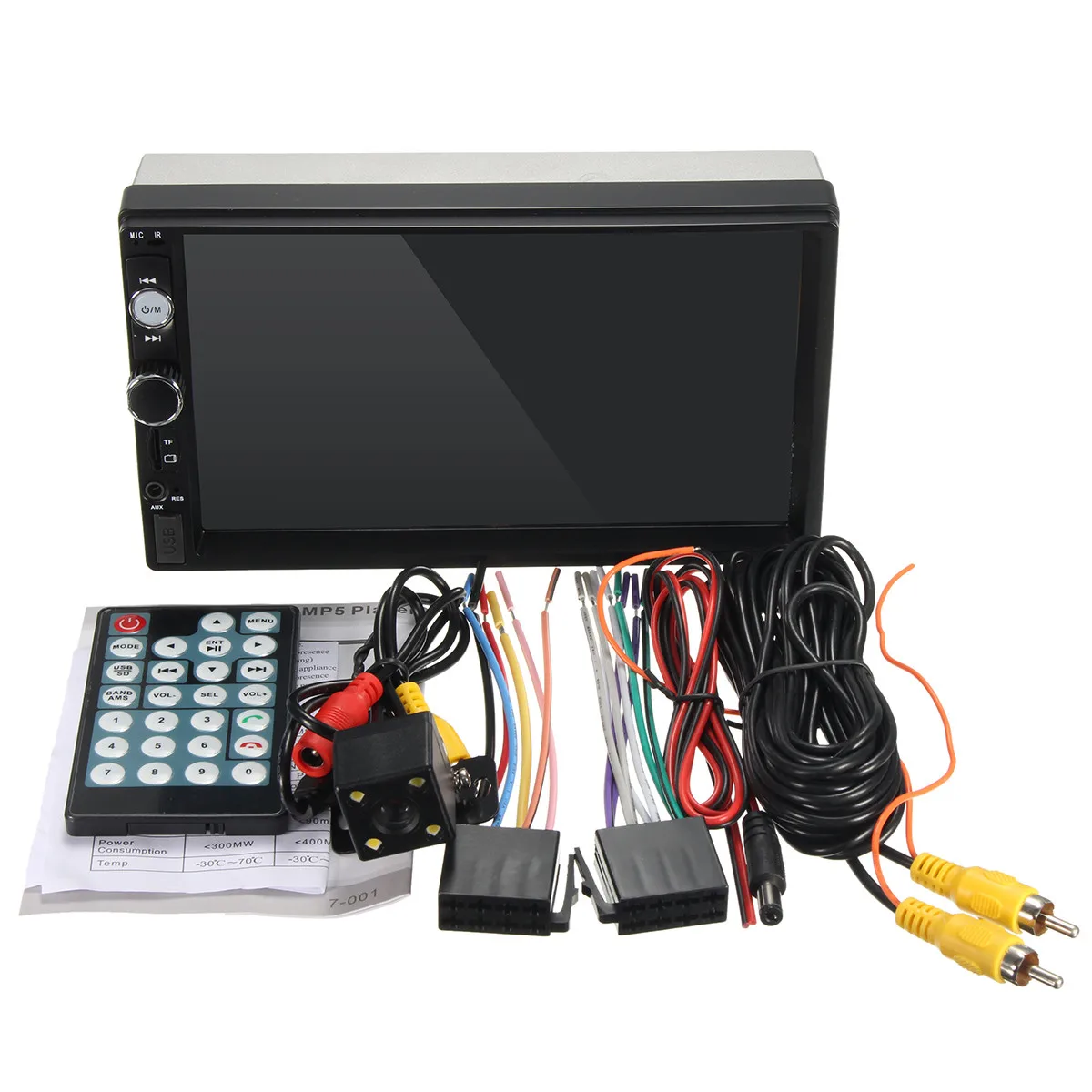 

iMars 7010B 7 Inch Car Stereo Radio MP5 Player FM USB AUX HD bluetooth Handsfree Touch Screen Rear View Camera Multimedia Player