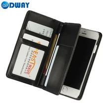 PU Pochette en cuir Portefeuille Flip Book Couverture de Cas pour l’iphone 7/7 Plus/6 6 S/6 Plus/6 S Plus/5 5S SE Téléphone Cas + Stylus