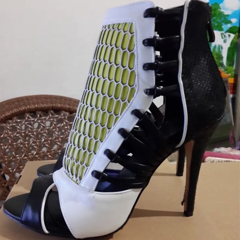 Tacco Rosso Alto Moda Dell'esercito 13 Scarpe Verde 4 Nero Cut Puzvgqmls fgb76yY
