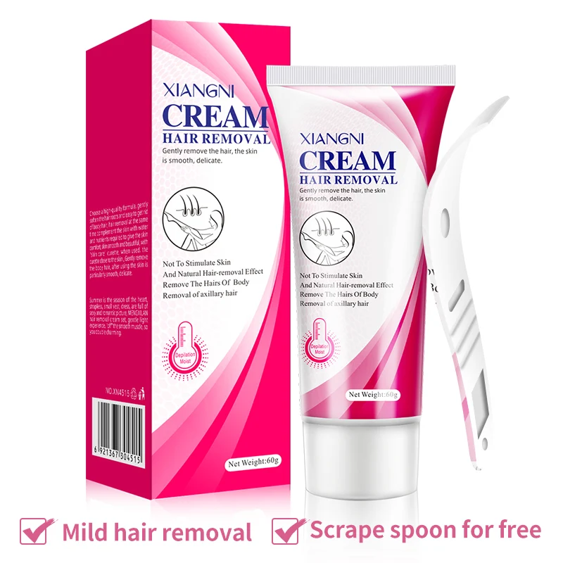 

MENGXILAN Painless Depilatory Cream Removal Natural Plant Body Hair Removal Cream Epilator for Men and Women