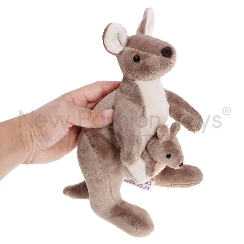 12 30cm Australia Kangaroo Animal Plush Cute  Doll Toys Car Pillow Cushion Kid Baby birthday Xmas Gifts 
