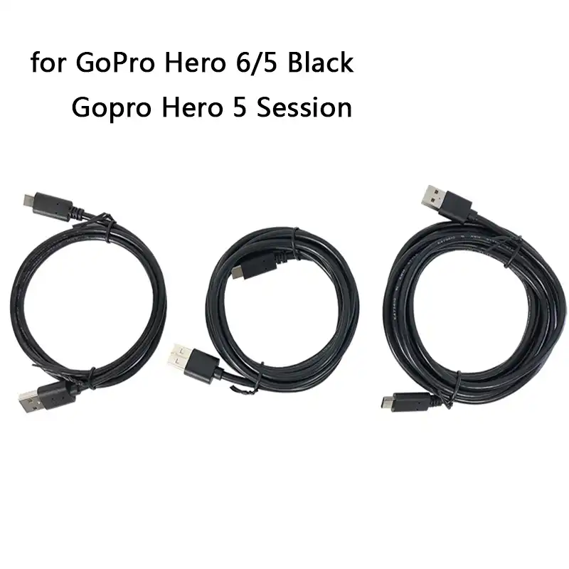 For Gopro Hero 8 7 6 5 Charging Usb Hero5 Session Cable Type C