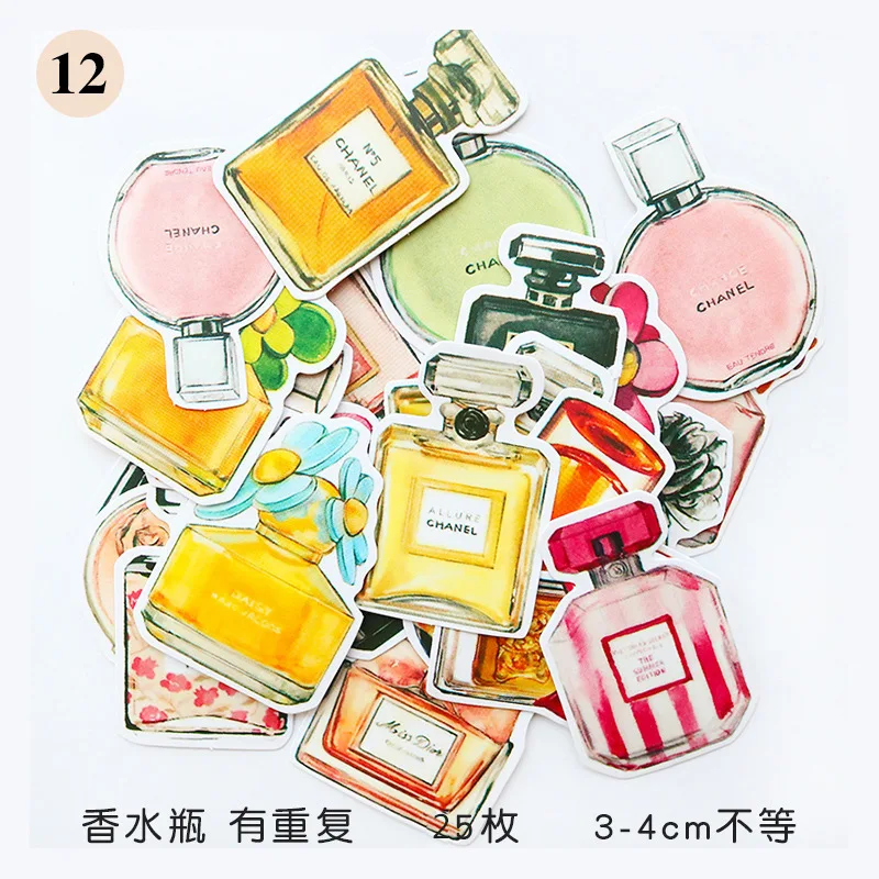 

1Pcs/Sell Perfume Bottles Stationery Stickers Pack Posted It Kawaii Planner Scrapbooking Memo Stickers Escolar School Supplies