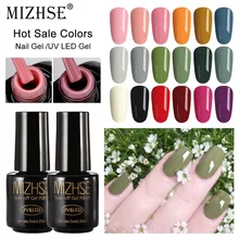 MIZHSE УФ-гель для ногтей Esmaltes полу-термолак для ногтей светодиодный DIY Красота 6 шт., Длительное Действие, Гель-лак для ногтей, набор для гелевого Лаки