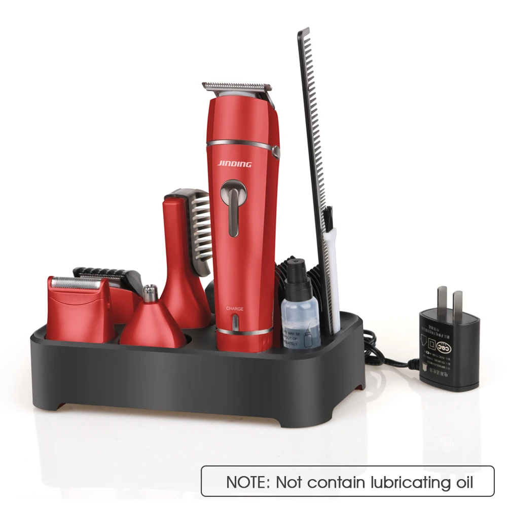 110-240V 5-in-1 USB Waterproof Electric Shaver Hair Clipper