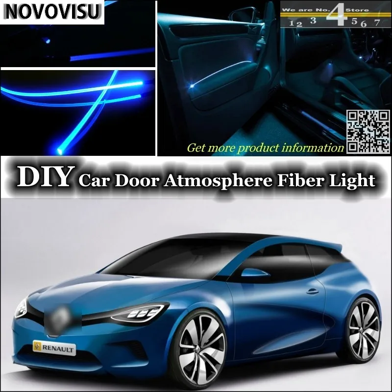 NOVOVISU для Renault Megane Внутреннее освещение атмосферное оптоволокно освесветильник s