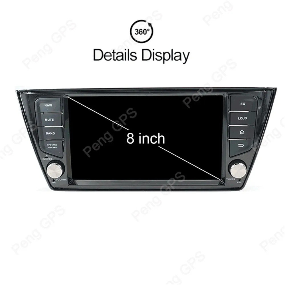 Flash Deal 2 Din Android 8.0 Car CD DVD Player 8Core GPS Navigation for VW Skoda Fabia 2015-2017 Stereo 1080P HD Screen Autoradio Headunit 6