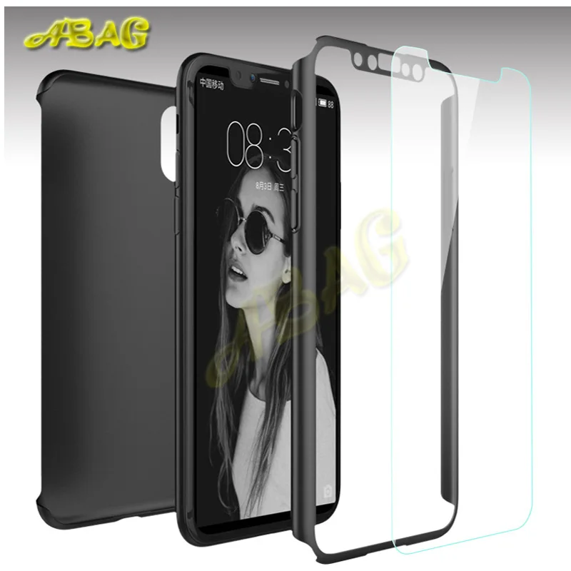 Beste ABAG Volledige Dekking Case Voor iPhone X 6 6 S 7 8 Gevallen Matte Airbags Beschermende PC Telefoon Shell Voor iPhone 6 6 S 7 8 Plus
