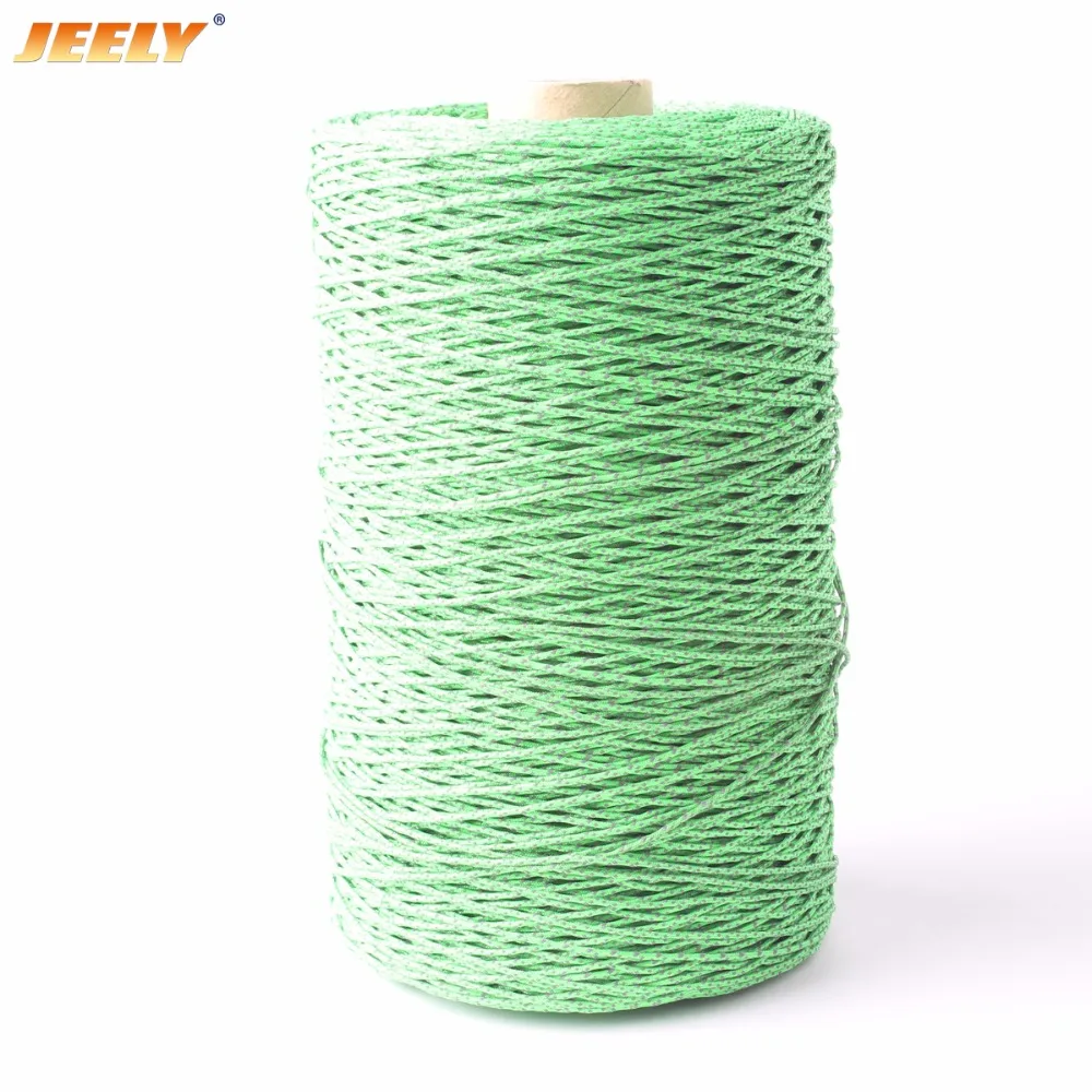 

JEELY 1mm 50m 110LB UHMWPE Fiber Core With Polyester Sleeve Tent Rope With Reflective Spectra WINCH LINE