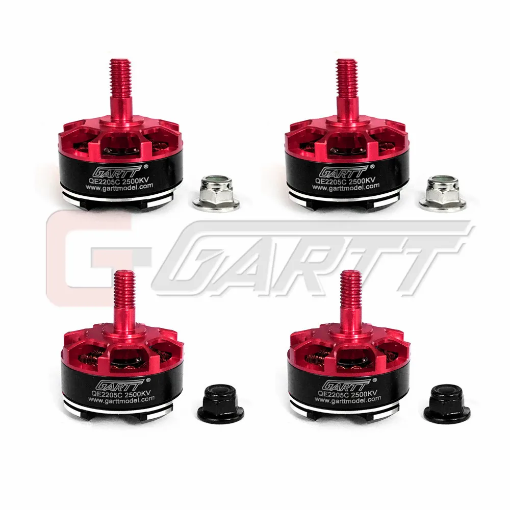 GARTT QE2205C 2500KV CW/CCW бесщеточный гоночный двигатель для QAV FPV RC 210 250 zmr 300 Квадрокоптер