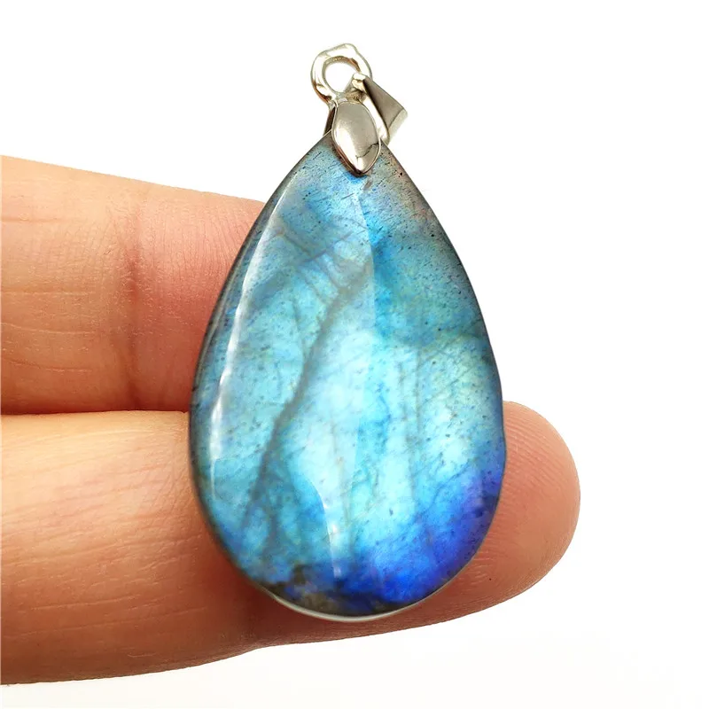 Natural Labradorite Necklace Pendant (5)