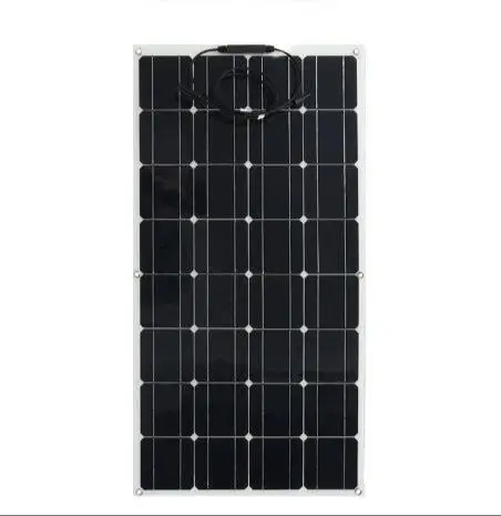 

100W power semi-flexible solar panel provide powerful power for your travels
