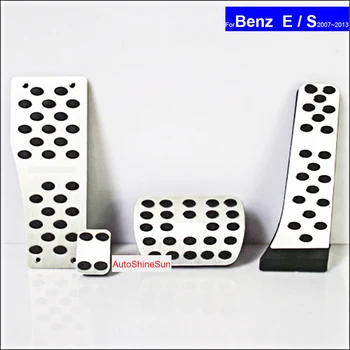 

Car Petrol Clutch Fuel Brake Braking Pad Foot Pedals Rest Plate for Mercedes Benz A B C E S Auto Pedals Free Shipping