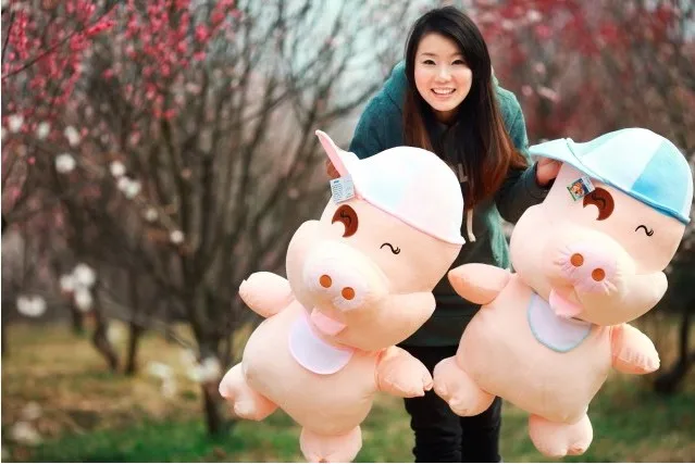 

stuffed plush toy, large 100cm Mcdull pig throw pillow Christmas gift h182
