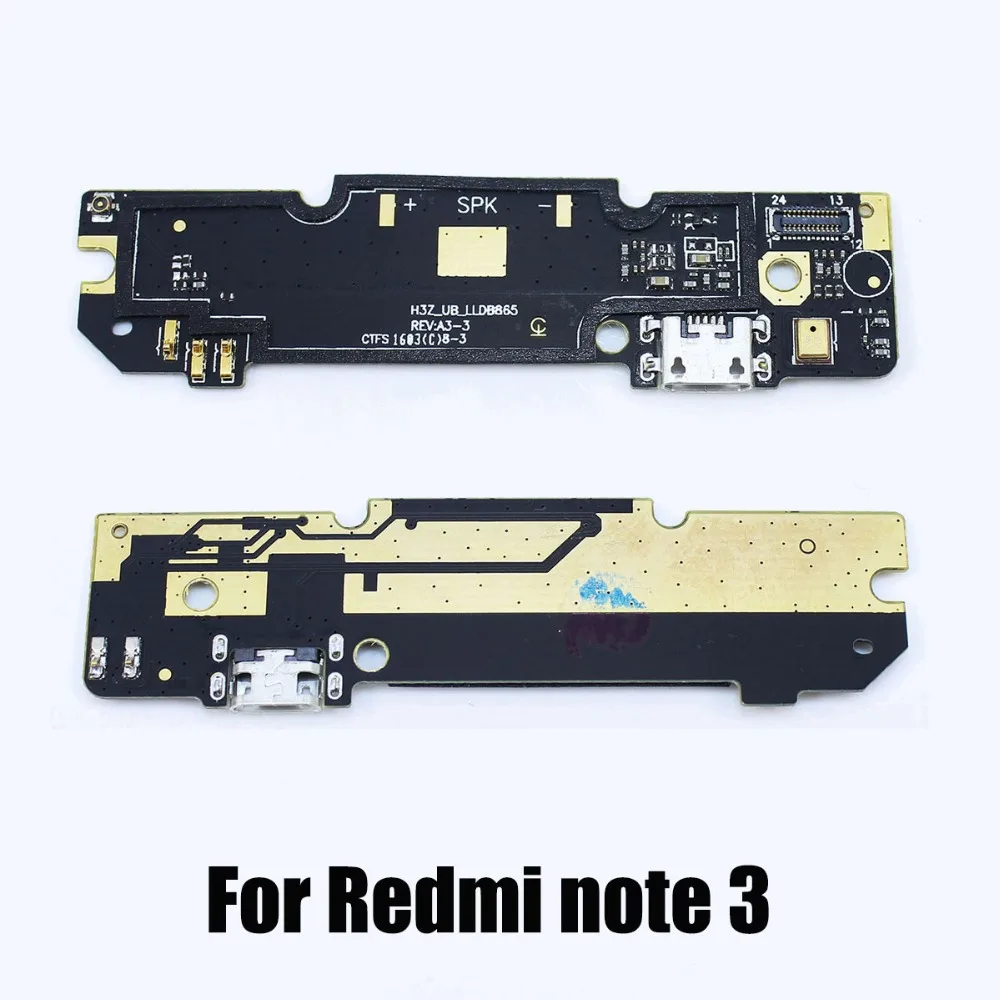 Замена юйси для Xiaomi Redmi Note 3/Note 3 Pro/Note 4/Note 4X Micro Dock разъем Плата usb зарядный порт гибкий кабель