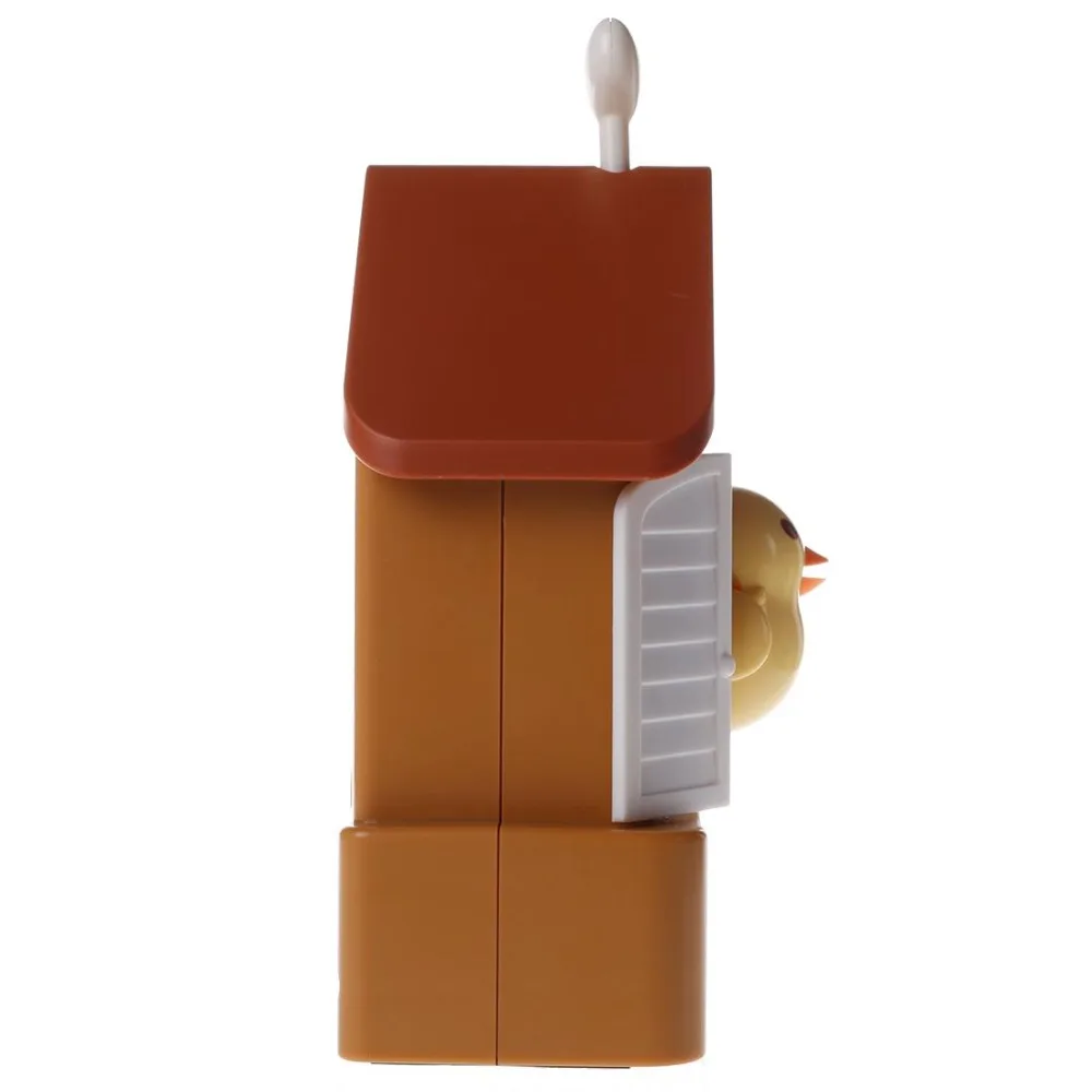 JS1312N Cuckoo часы Творческий игрушка будильники сердце форма Stick Plug управление