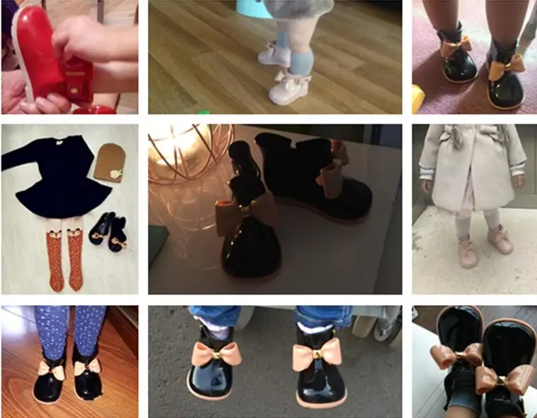 Mini Melissa/Новинка 2019 года детские резиновые сапоги для дождливой погоды