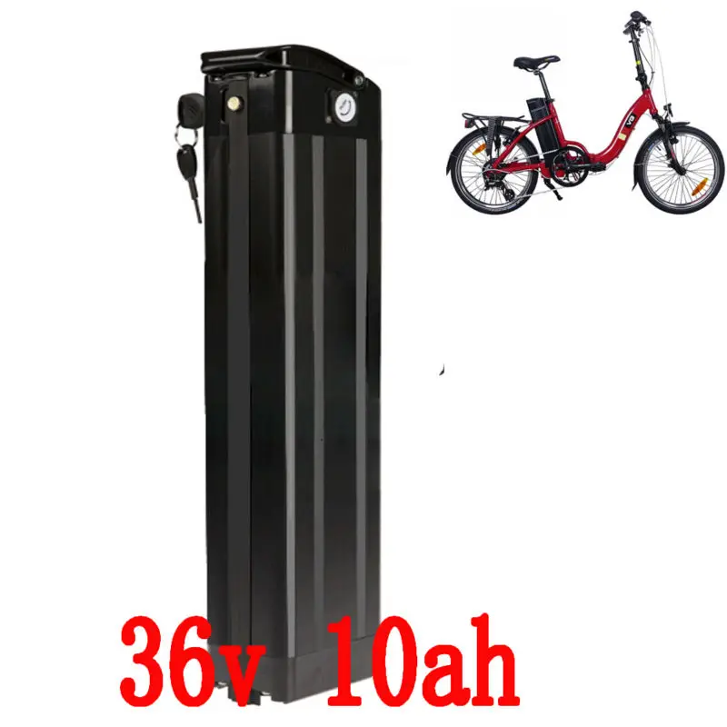 Top EU US NO Tax 36V 10AH electric bicycle battery 36V 10AH Lithium ion battery 36v Silver Fish battery with 15A BMS 42V 2A charger 0 Top EU US NO Tax 36V 10AH electric bicycle battery 36V 10AH Lithium ion battery 36v Silver Fish battery with 15A BMS 42V 2A charger 0