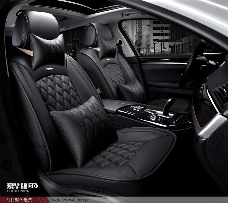 AUDI A1 FRONT /& REAR CAR FULL SET SEAT COVERS CLOTH BLACK