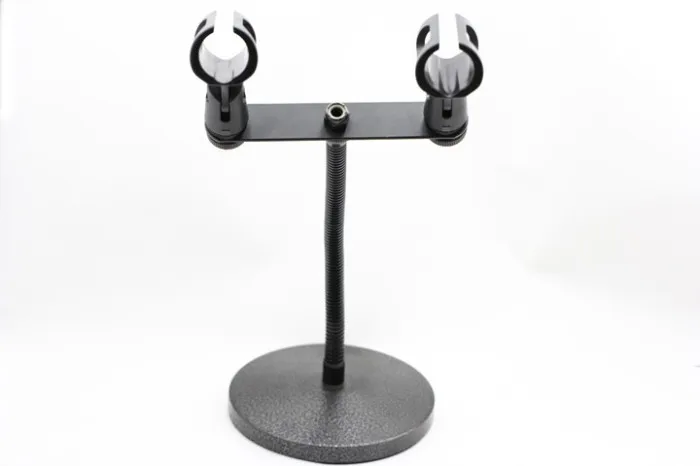 

Desktop vertical microphone double bracket microphone double head clip double microphone bracket chuck NB-212