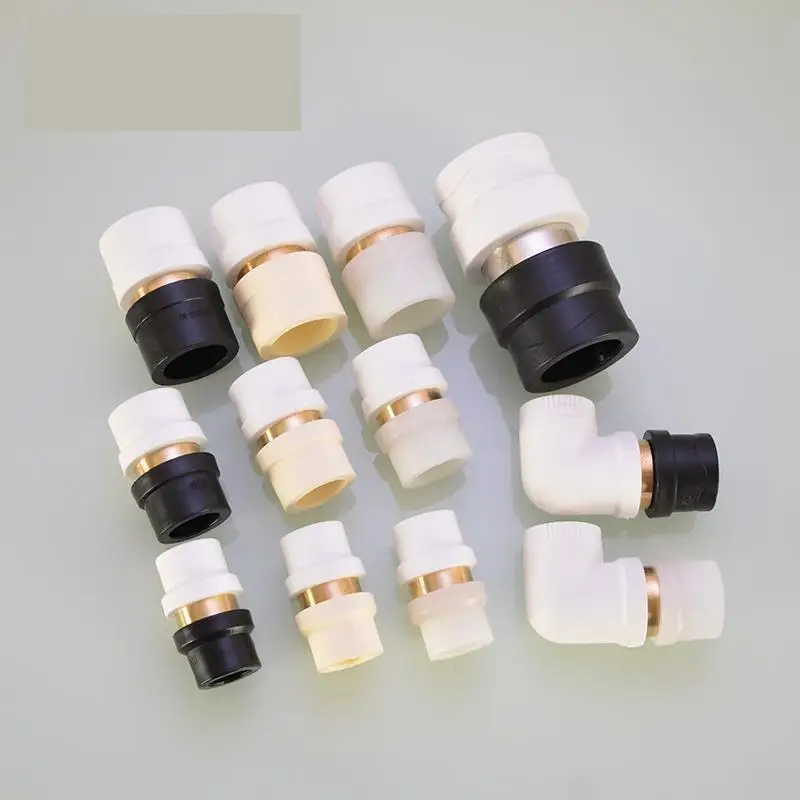 Переходное соединение Ppr к Pe Transform Pert Pb20/25/32 фитинги для труб 1/2 3/4 1 дюйм