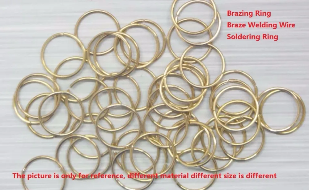 

OEM Brazing Rings Soldering Rings Silver Based Braze Welding Wire Rod AWS A5.8 BAg-2 Customize Size Available 1KG/Pk