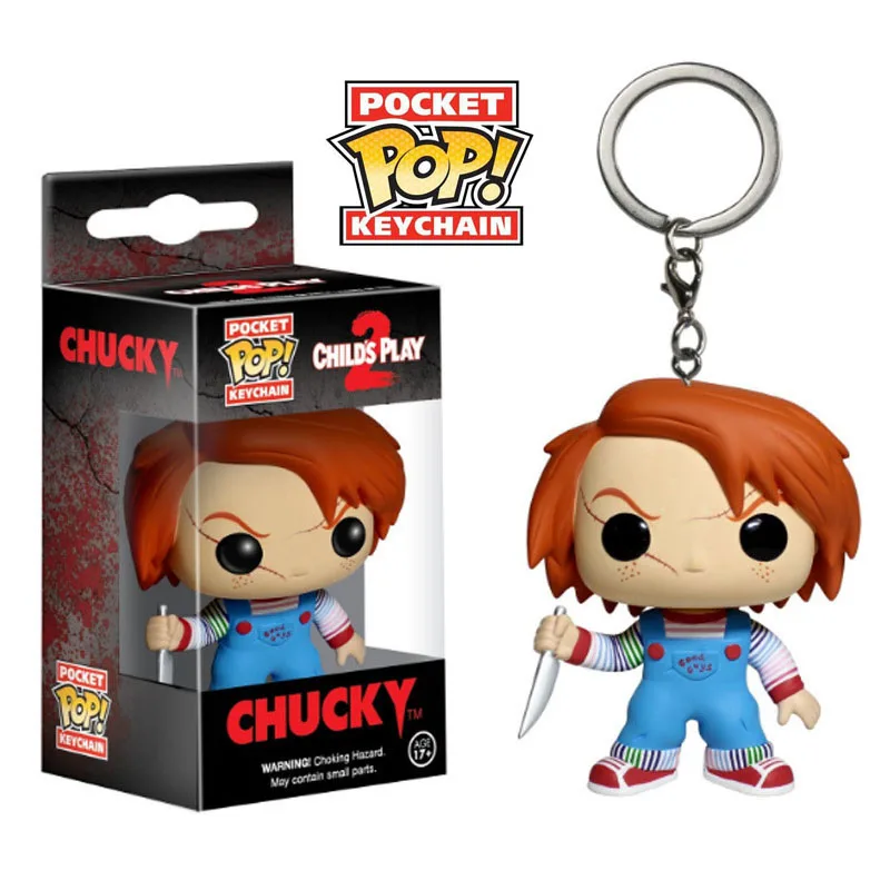Funko POP DISNEY CARTOON TOYS MALEFICENT CAT STITCH CHUCKY KEYCHAIN PVC ACTION FIGURE ARIEL COLLECTION TOYS FOR CHILDREN GIFT