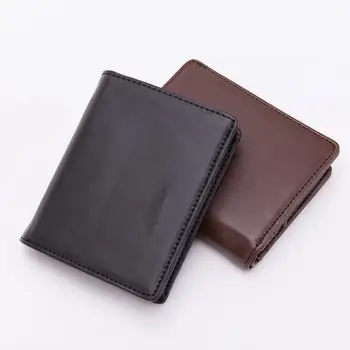 

Men Wallet PU Leather Credit Card Holder Wallet High Capacity Business Men Wallets Large Capacity High Quality Short Wallets #20