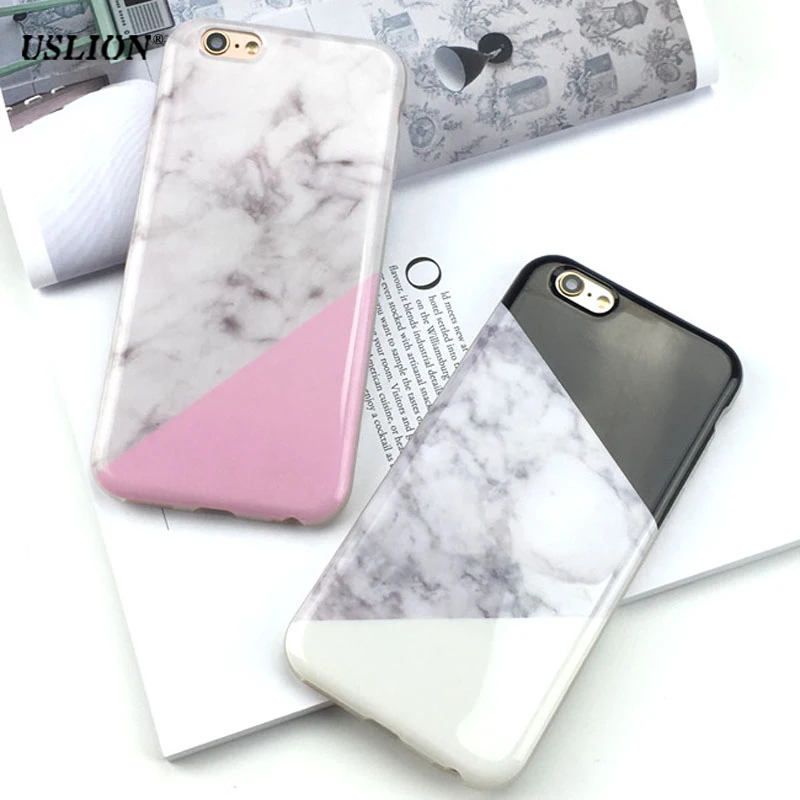 Afbeeldingsresultaat voor SoCouple Voor iphone 5s 5 SE 6 6s 6/7 plus Bloem Graniet Scrub Marmeren Steen afbeelding Geschilderd Siliconen Telefoon Case Voor iphone 7 case