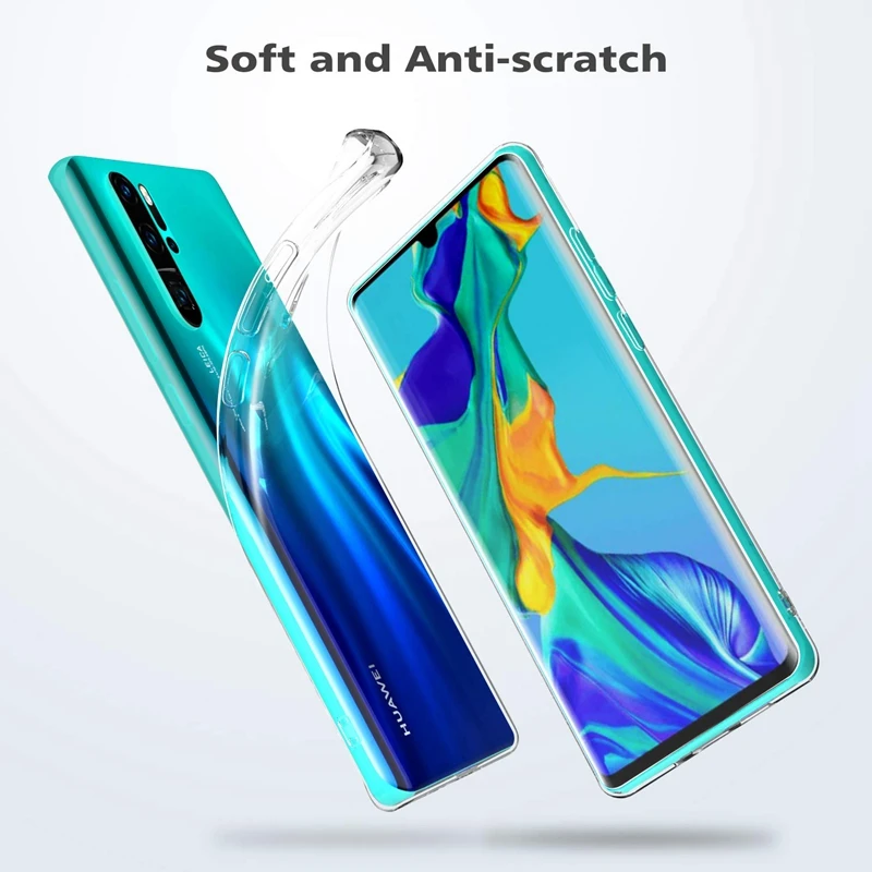 Тонкий мягкий чехол из ТПУ для Honor 20 Pro 10i 20i 8A 8S 10 Lite Прозрачный Huawei Y9 Prime 2019 P Smart Plus Z