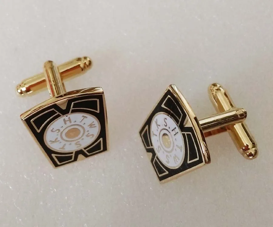 Real Gold Tone Highly Polished Quality Masonic Fre...