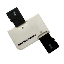 NOYOKERE Memory Card Adapter 2 microSD/micro SD Card Reader Adapter Micro SD TF to Memory Stick MS Pro Duo for PSP Card White