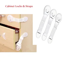 10 шт./лот Пластик Блокировка от детей защиты безопасности ребенка для безопасности окно блокировки дверей холодильник замок для ребенка