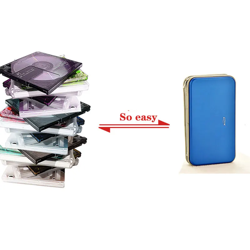 ymjywl CD Case Waterproof Compression High Quality CD Package 80 Disc Capacity For Home Office And Travel Storage CD Bag