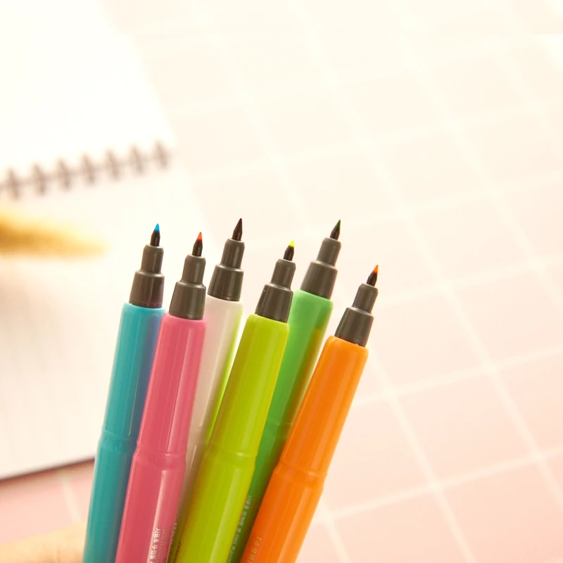 12 шт Monami цветная гелевая ручка 04031 волокна на водной основе ручка для подписи