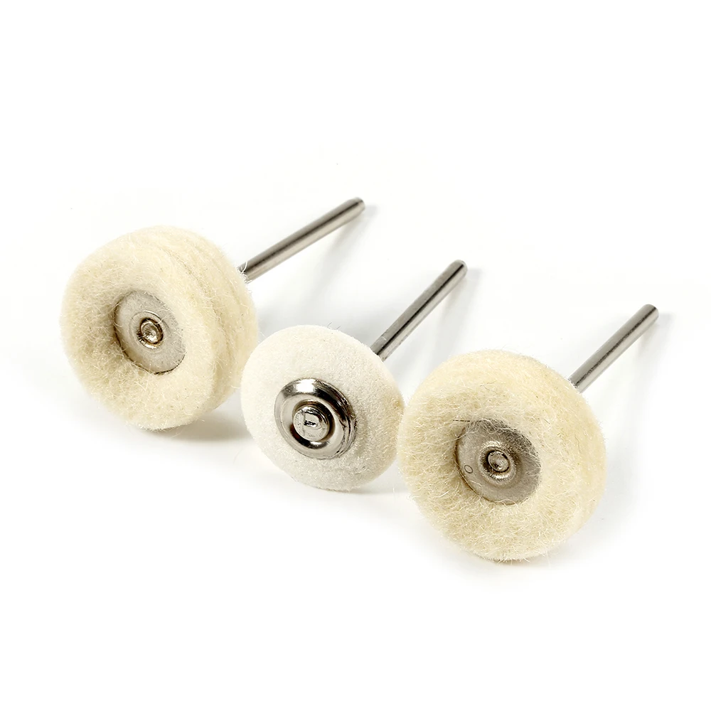 

3 Pcs Dental Polishing Dental Accessories Wool Polishing Brush Grinding Buffing Flat Grinder Brushes Teeth Whitening Tools