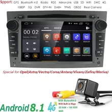 Hizpo Quad-Core 2 DIN di RAM: 2 GB Android 8.1 Lettore DVD Dell’automobile Per Opel Astra H Vectra Corsa Zafira B C G auto GPS Radio stereo 4 GWIFI