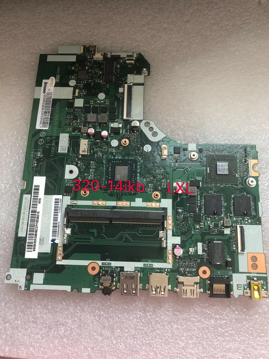 Reviews  New NM-B321 Laptop motherboard 320-14AST A99420 A69220 A49120 VGA (2G) FRU : 5B20P19181 5B20P19180 