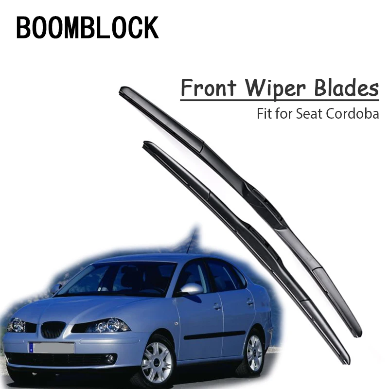 Car Windshield Rubber Front Wiper Blades Arm Kit For Seat Cordoba MK1 MK2 MK3 Windscreen Wiper