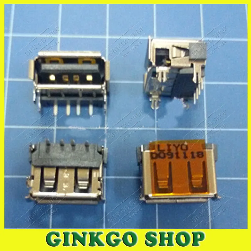 10pcs/lot 2.0 USB Female Plug Connector Socket for Lenovo Y450 Y450A Y450M | Обустройство дома